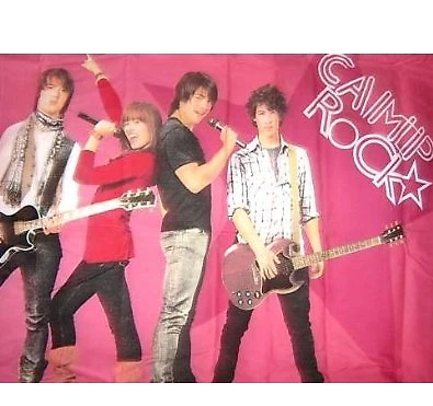 Funda de almohada reversible Camp Rock 180 hilos. Nuevos Jonas Brothers Foto 2 de 3