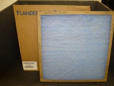 NOS CASE of FLANDERS EZ FLOW II FURNACE AIR FILTERS, 24" x 24" x 2"