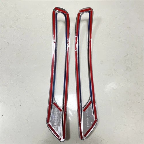 ABS Chrome Rear Fog Light Cover Trim 2pcs for Mitsubishi Outlander 2022-2024 - Picture 6 of 9