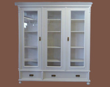 Vitrine, Glas-Schrank, Wäscheschrank, Vintage antik Landhaus shabby-chic