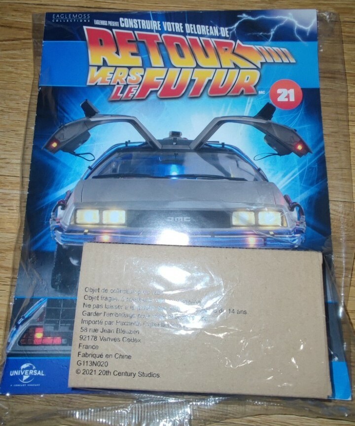 DeLorean 1/8 Eaglemoss Retour vers le Futur nostalgie cinéma geek