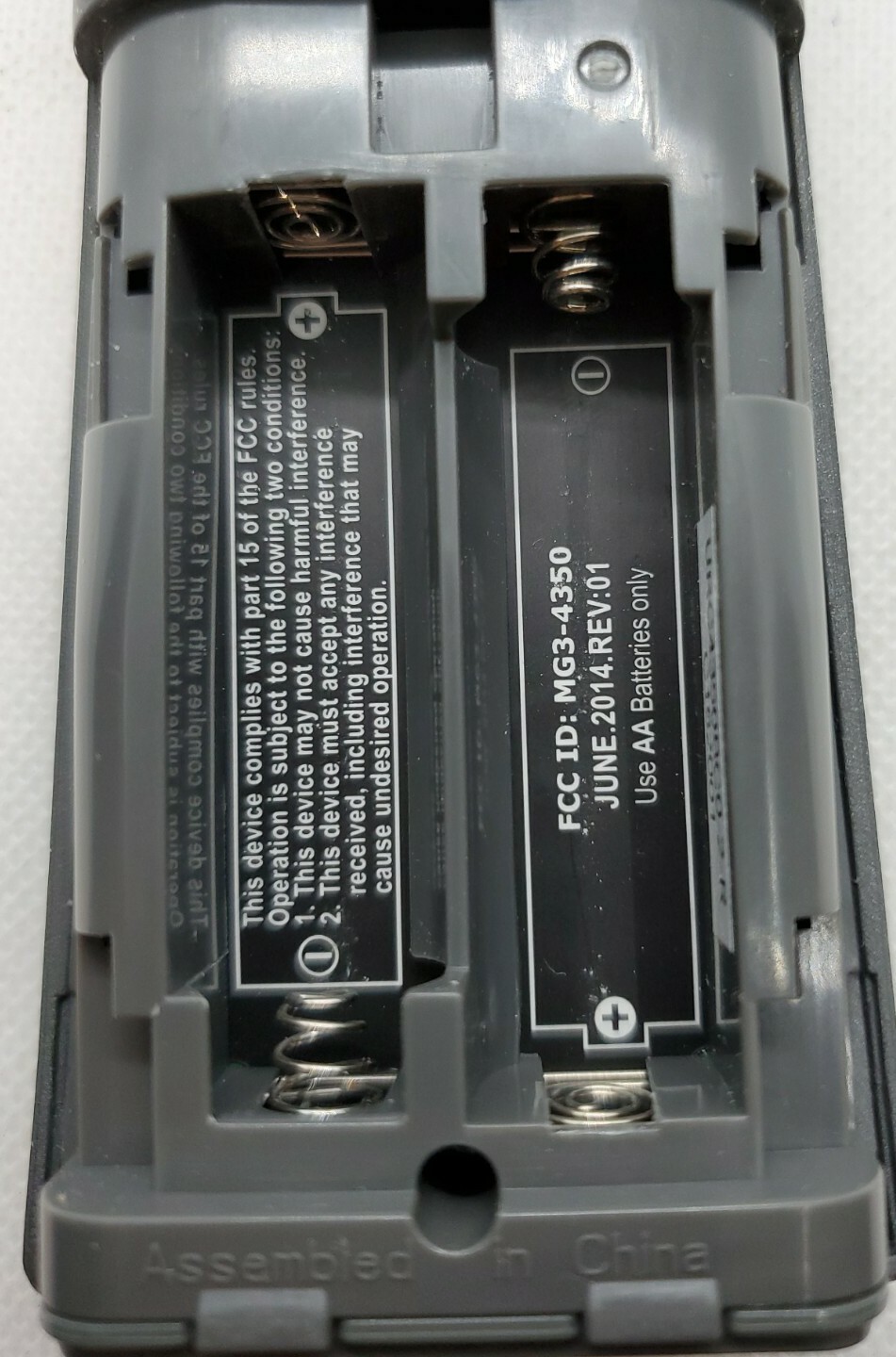 COX Contour 2 XR11RF XR11-RF Remote Control 