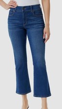Gloria Vanderbilt Womens Blue Shape Effect Tummy Sculpt Ankle Boot Jeans Size 14