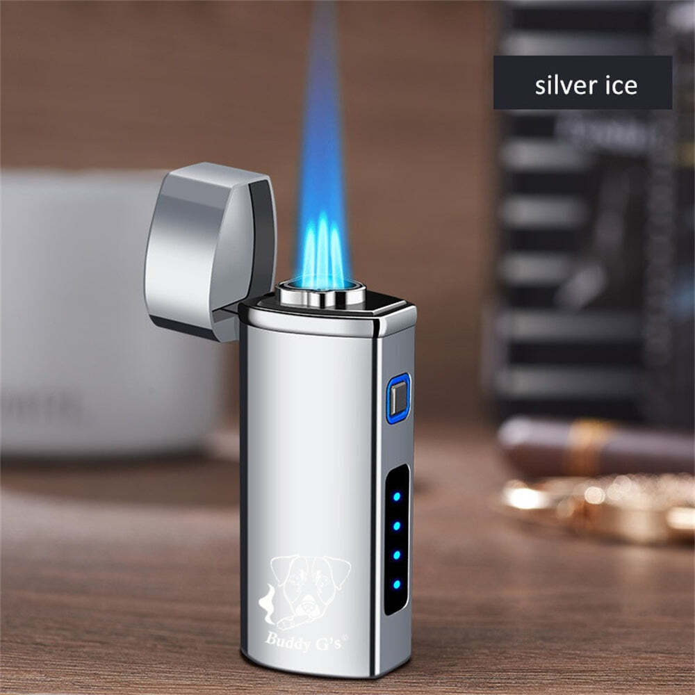 Butane Lighter With & Cigar Punch