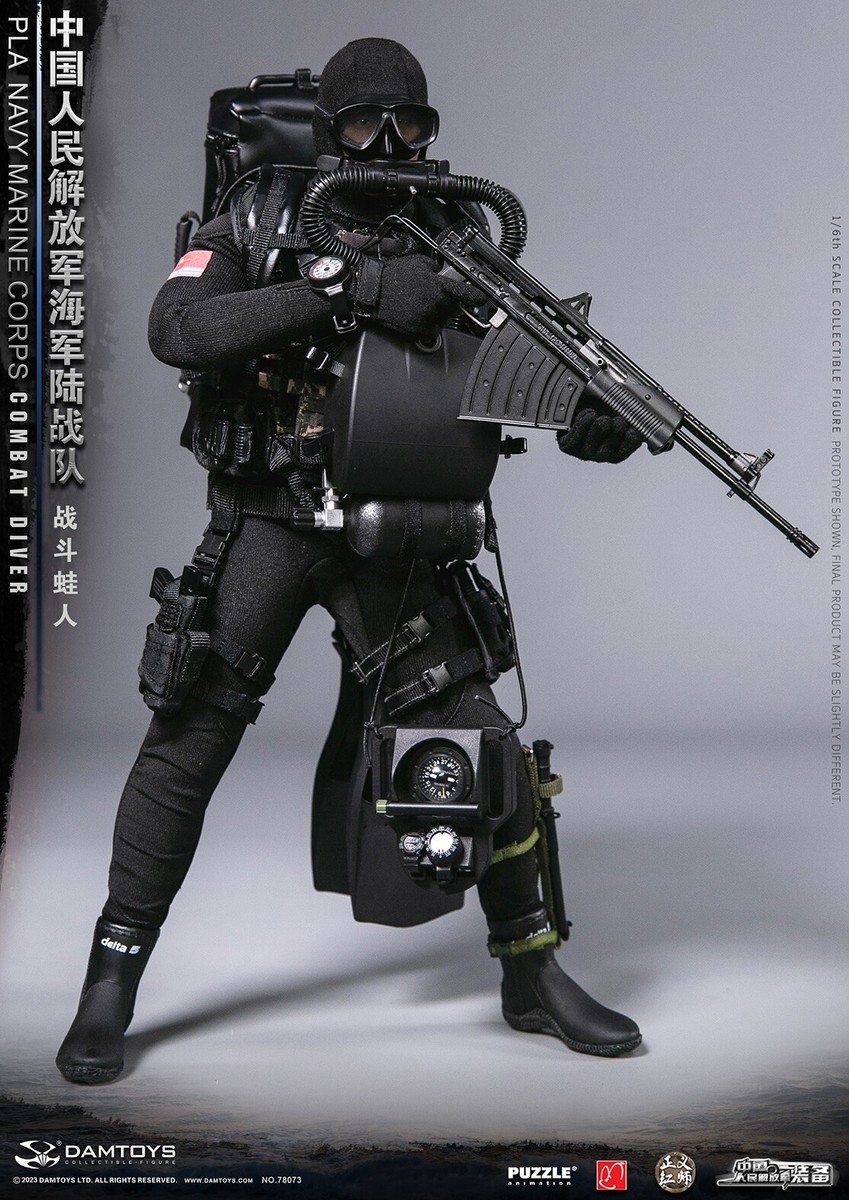 Ready! DAMTOYS DAM 78073 1/6 PLA Navy Marine Corps Combat Diver