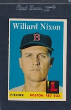 1958 Topps #395 Willard Nixon Red Sox EX 58T395-82515-2