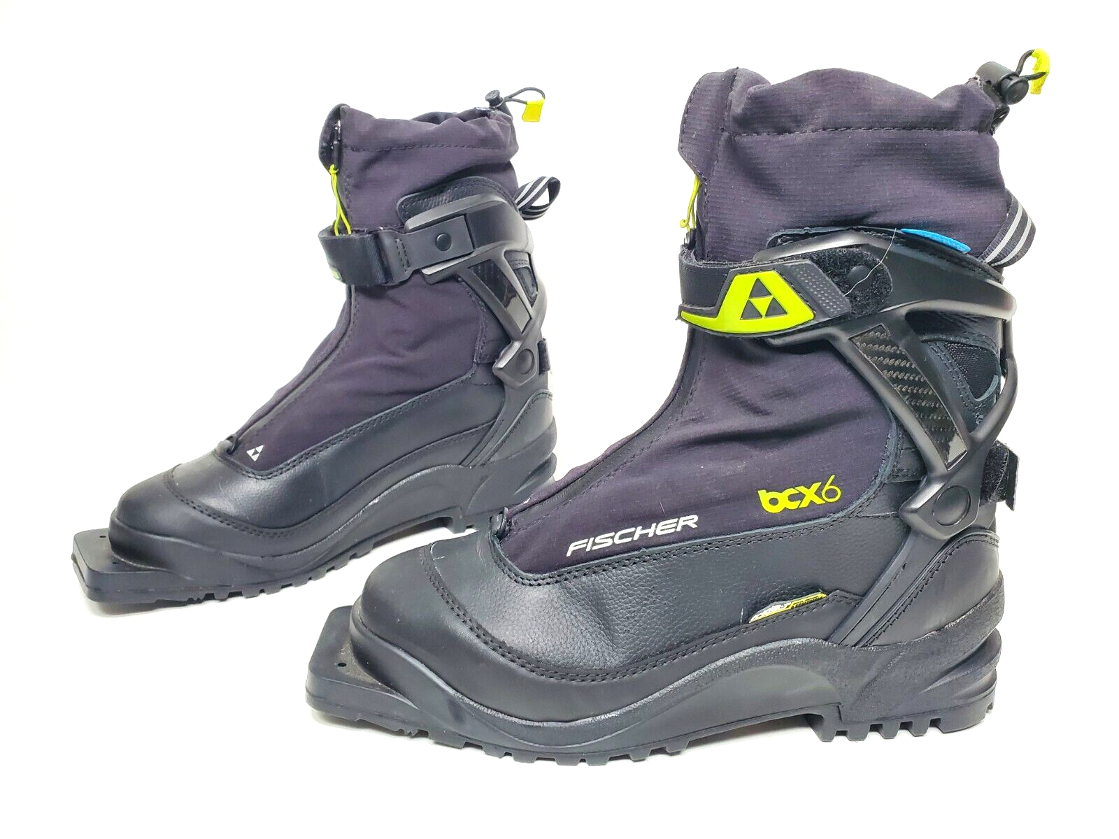SALOMON FISCHER BCX6 scarponi da sci impermeabili 75 mm 3 pin backcountry telemark uomo EUR 45