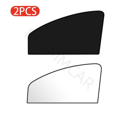 Car Side Window Sun Shade Cover Privacy Curtains Shield UV Block Protection 2pcs