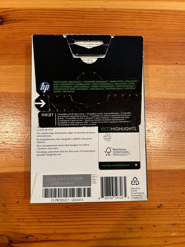 hp everyday photo paper semi glossy 100 pc 10x15 cm 4x6 in inkjet sealed eco new - Bild 2 von 2