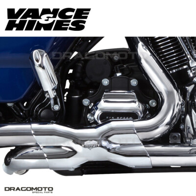 Harley FLHT 1868 ABS Electra Glide Revival 114 2021 Power Dual Krümmer Van...
