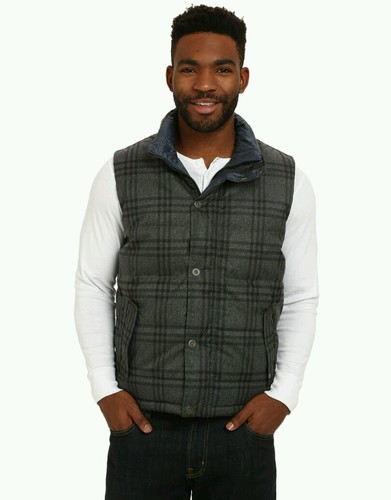 NEW MENS Prana Reversible Down Vest 