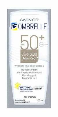 garnier ultra light spf 50