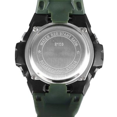 Quartz Electronic Watch Casual Double Movement Wasserdichte Dual Display