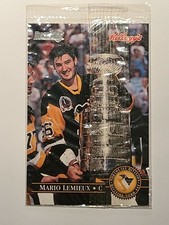 1995 Donruss Kellogg's The Cup in Cello Mario Lemieux Pittsburgh Penguins