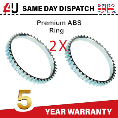 2X ABS Reluctor Ring for Proton Savvy 1.2 Front Left or Right