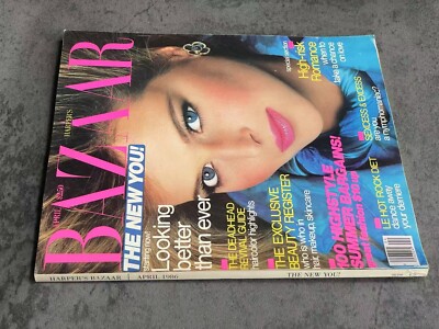 Harper's Bazaar Magazine April 1986 Amazing Early Issue Catherine