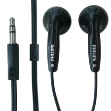Philips Earbud In-Ear Earphone 3.5mm jack Wired Headphone MP3 player Recorder