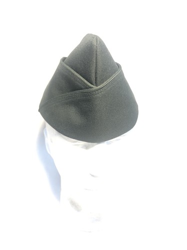 NEW US ARMY MEN'S SIZE 6-3/4 GARRISON CAP HAT OVERSEAS COVER SERVICE DRESS GREEN - Picture 3 of 12