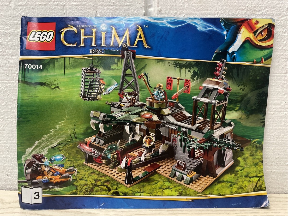 LEGO Legends of Chima 70014 The Croc Swamp Hideout Instructions 