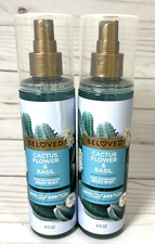 Beloved Cactus Flower Basil Fine Fragrance Body Mist Love Beauty Planet 2-pack