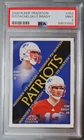 Tom Brady RC Rookie 2000 FLEER TRADITION New England Patriots PSA 9 MINT Goat!🐐