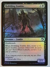 MTG 2021 Innistrad: Midnight Hunt HOBBLING ZOMBIE 106/277 C Foil M/NM
