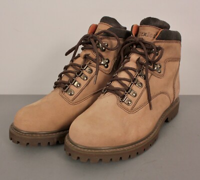 Men's VTG 90s NOS Dickies Taupe Hunting Outdoor Work Boots Sz 1990s 