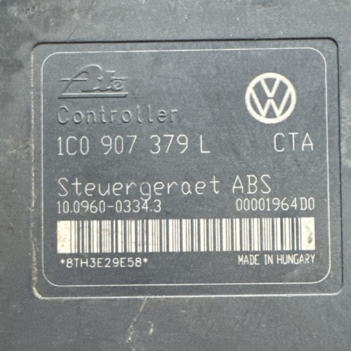 1999 - 2004 Volkswagen Jetta 2.0L ABS Antilock pump module OEM 1J0 614 117 G - Picture 11 of 12