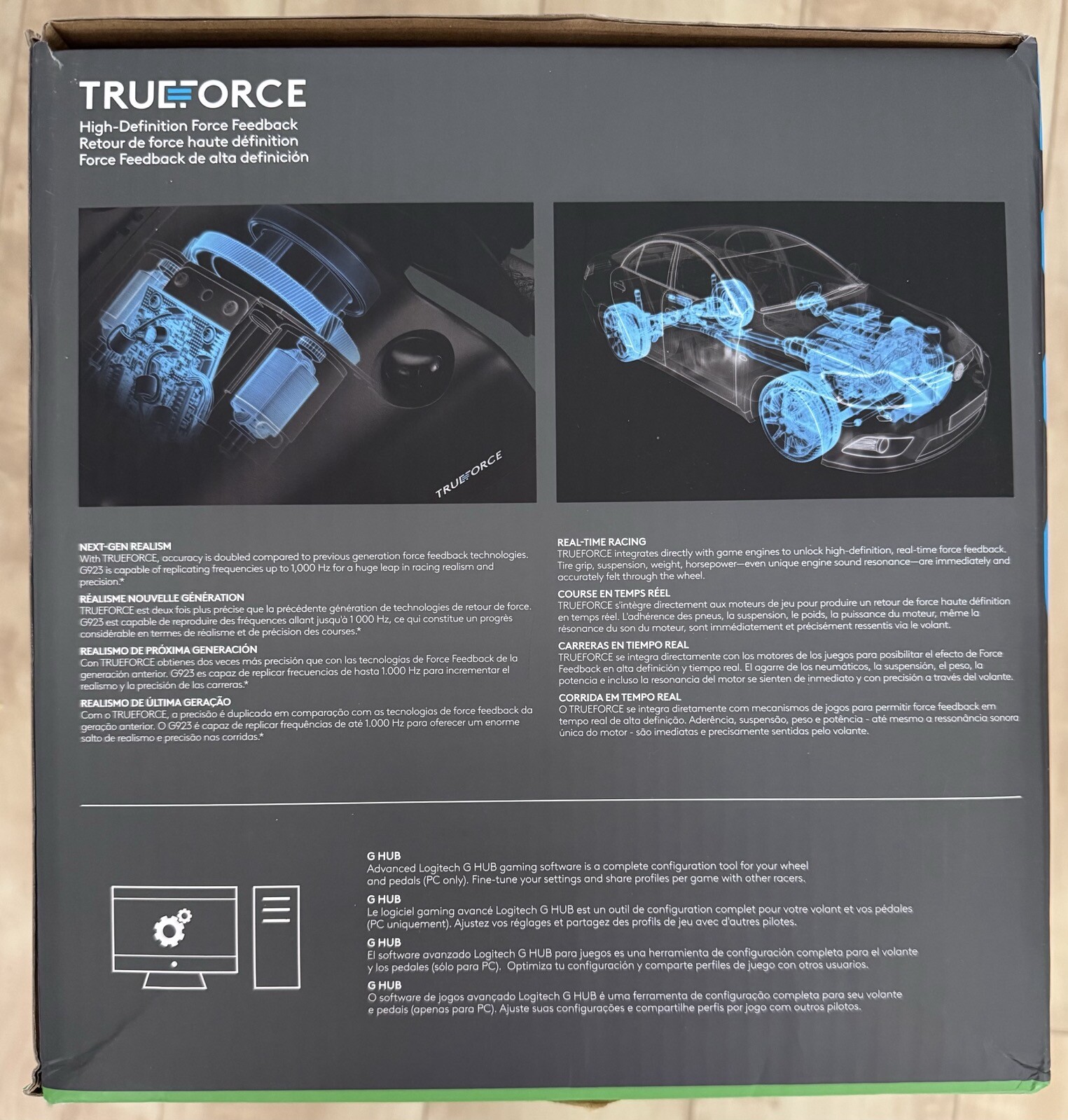 BRAND NEW LOGITECH G923 TRUE FORCE RACING WHEEL XBOX PC *BESTBUY