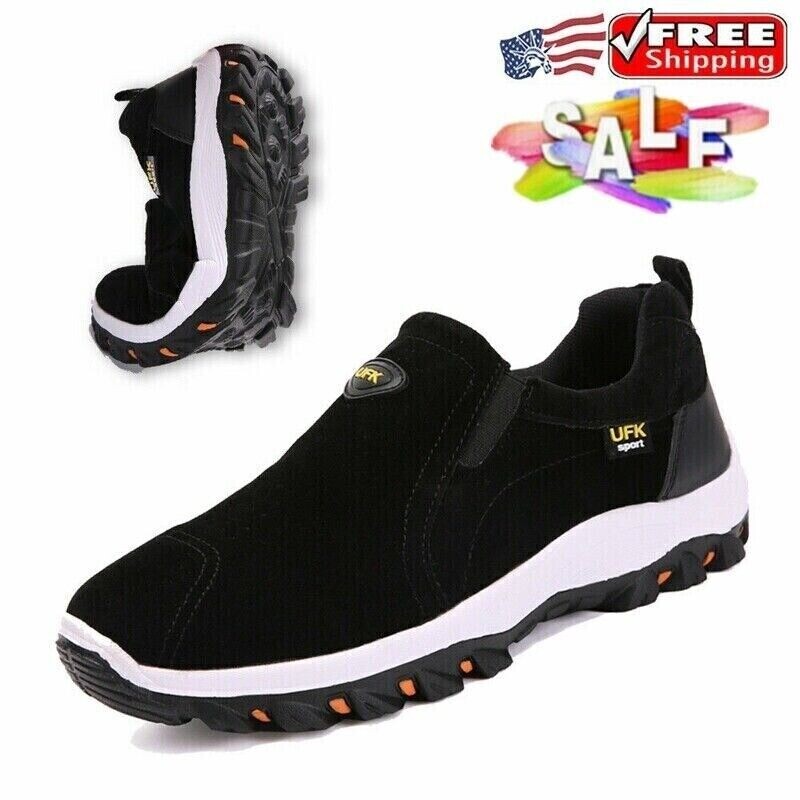 Men Slip-On Casual Hiking Walking Travel Loafers Running Sneakers Size  