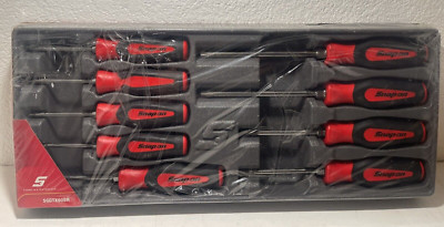 Snap on 9pc Torx Soft Grip Screwdriver Set, handles are Red and Black ...