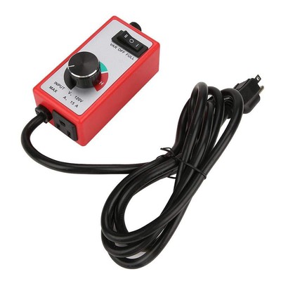 Variable Speed Controller 120V Router Inline Fan Speed Adjuster Rheostat