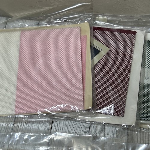 Charles Craft HOPSCOTCH Aida 14 Cross Stitch Fabric Lot of 8 Multicolor NEW (B) - Picture 3 of 5