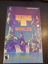 Tetris Worlds PlayStation 2 Authentic Instruction Manual