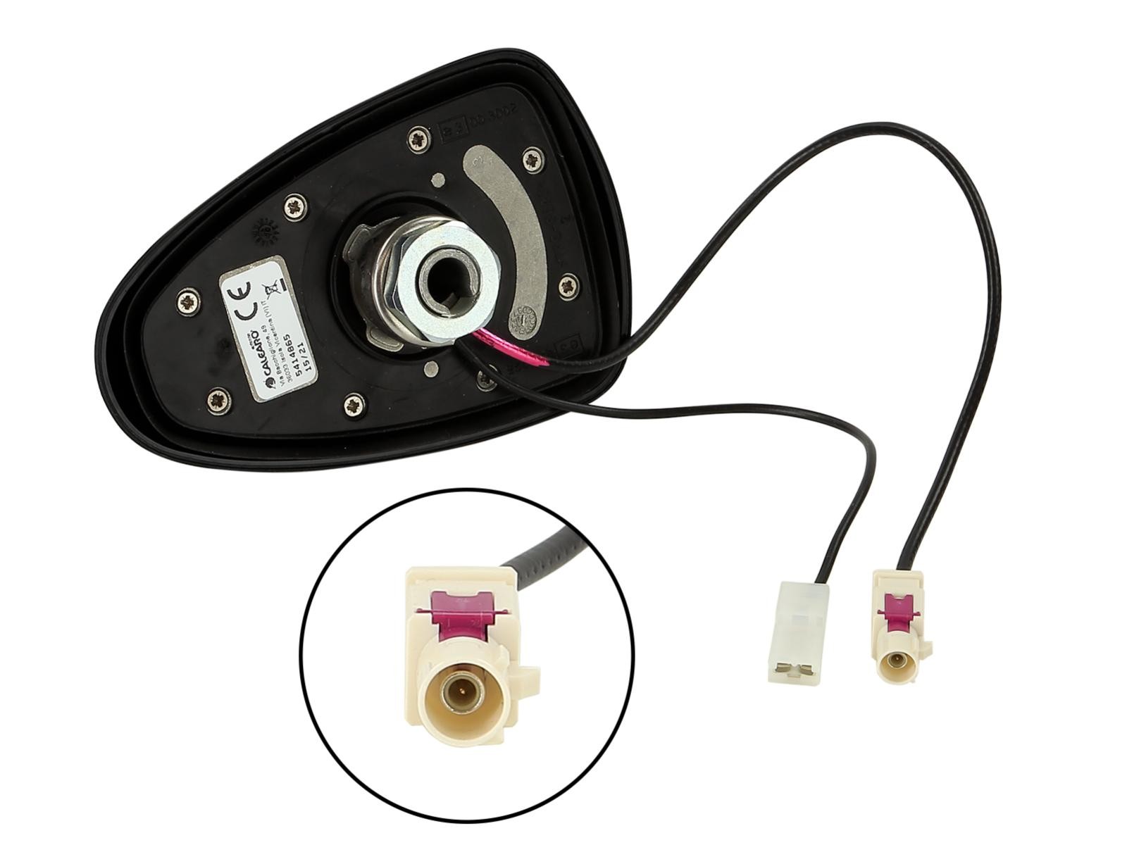 Antenne requin AM-FM universelle avec amplificateur de signal intégré