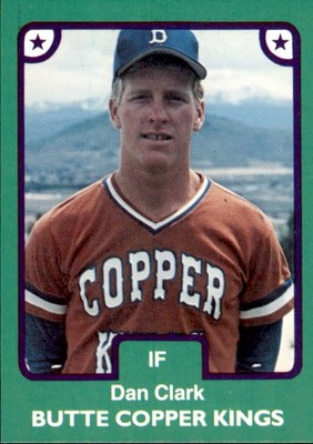 1984 Butte Copper Kings TCMA #4 Dan Clark La Mirada California CA Baseball Card