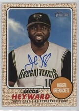 2017 Topps Heritage Minor League Edition Real One Jacob Heyward Auto 05v0