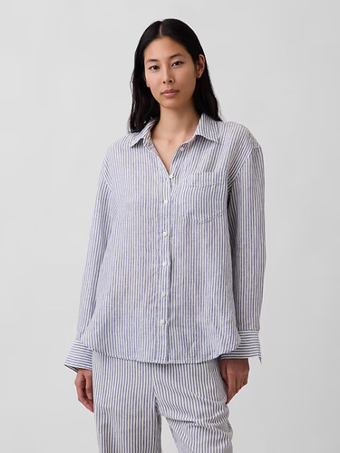 GAP - 100% Linen Oversized Shirt - Sale Off