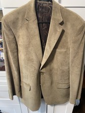 Lauren Ralph Lauren Blazer Men s 42L Brown Micro Corduroy 2 Button Sport Coat