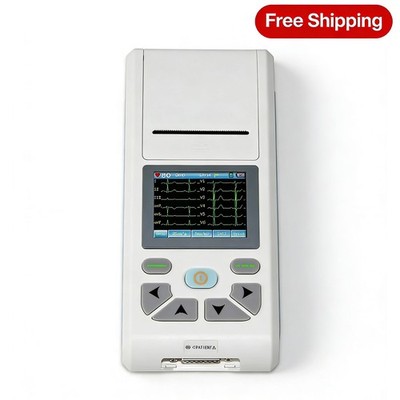 Single-Channel Touchscreen ECG/EKG Machine Electrocardiograph Fast Shipping