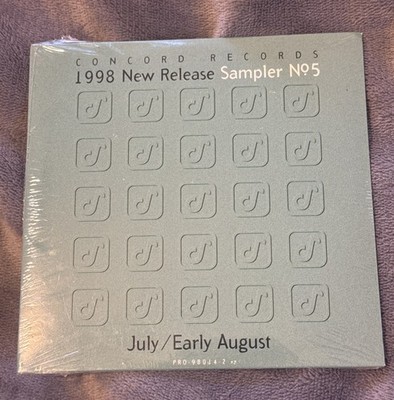 CONCORD RECORDS 1998 NEW RELEASE SAMPLER NUMBER 5 NEW SAMPLER CONSIDERATION CD