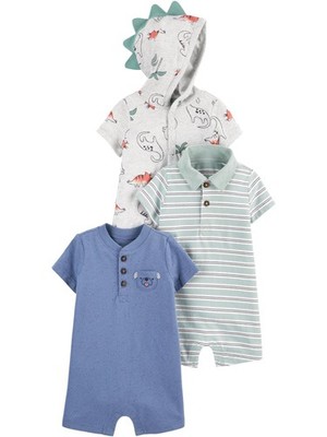 Simple Joys by Carter's Baby Boys' 3Pack Rompers