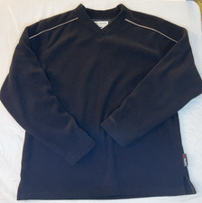 Vintage -Black Pullover Columbia -made in the USA -POLARTEC -Size L - Soft-Comfy