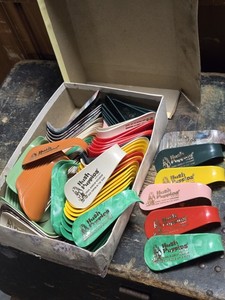 NOS 130 Vintage 1950's Hush Puppies Casual Shoes Wolverine Plastic Shoe Horn Lot