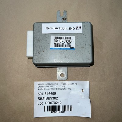 SANTA FE ENGINE THROTTLE CONTROL MODULE OEM 35110-39500