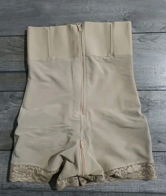 SHAPELLX High Waisted Body Shaper Shorts Shapewear for Women Tummy Control Sz L