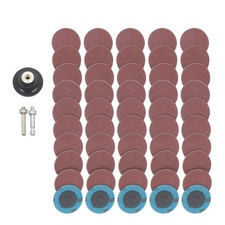 50PCS 2 Inch 60 Grit Aluminum Oxide Roll Lock Die Grinder Sanding Grinding Discs