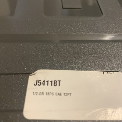 Proto 1/2 Dr 18Pc SAE 12Pt J54118T