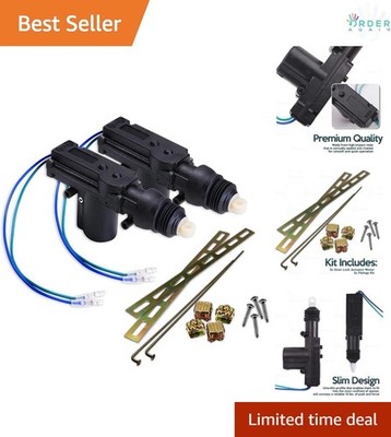 Car Door Lock Actuator Heavy Duty Universal 2-Pack for Enhanced Security