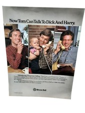 1983 Illinois Bell Three-Way Calling Print Ad Vintage Telephone Advertising